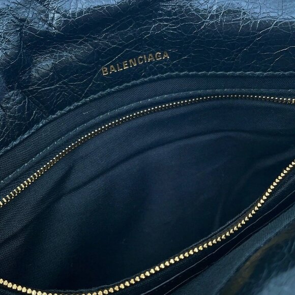 BALENCIAGA Monaco ChainShoulder Leather Black - Picture 12 of 15